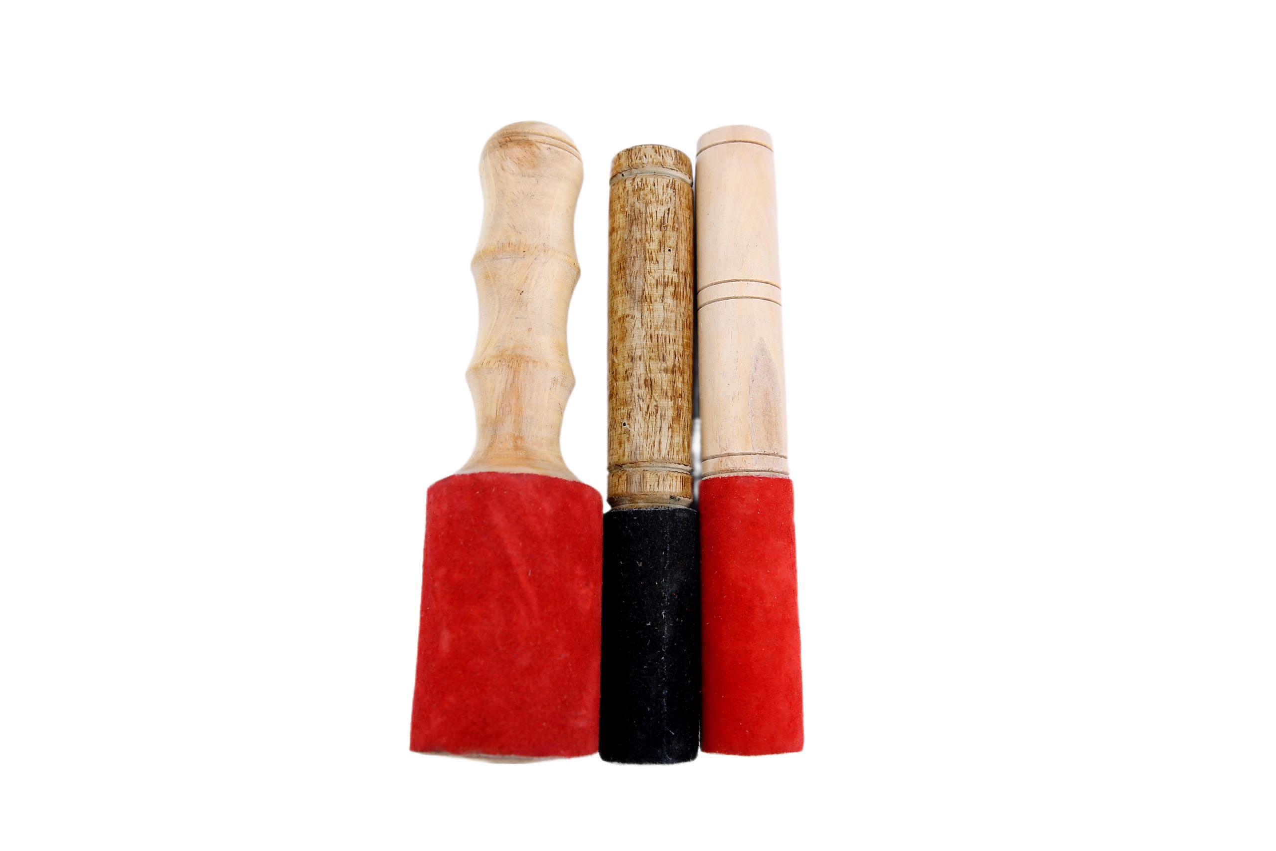 Home wooden mallets for singing bowls