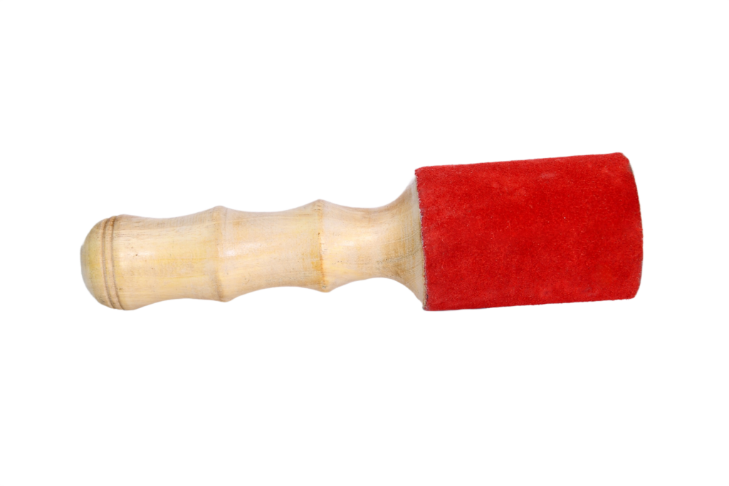 Large wooden mallets for singing bowls