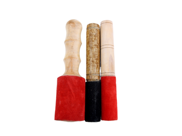 wooden mallets for singing bowls