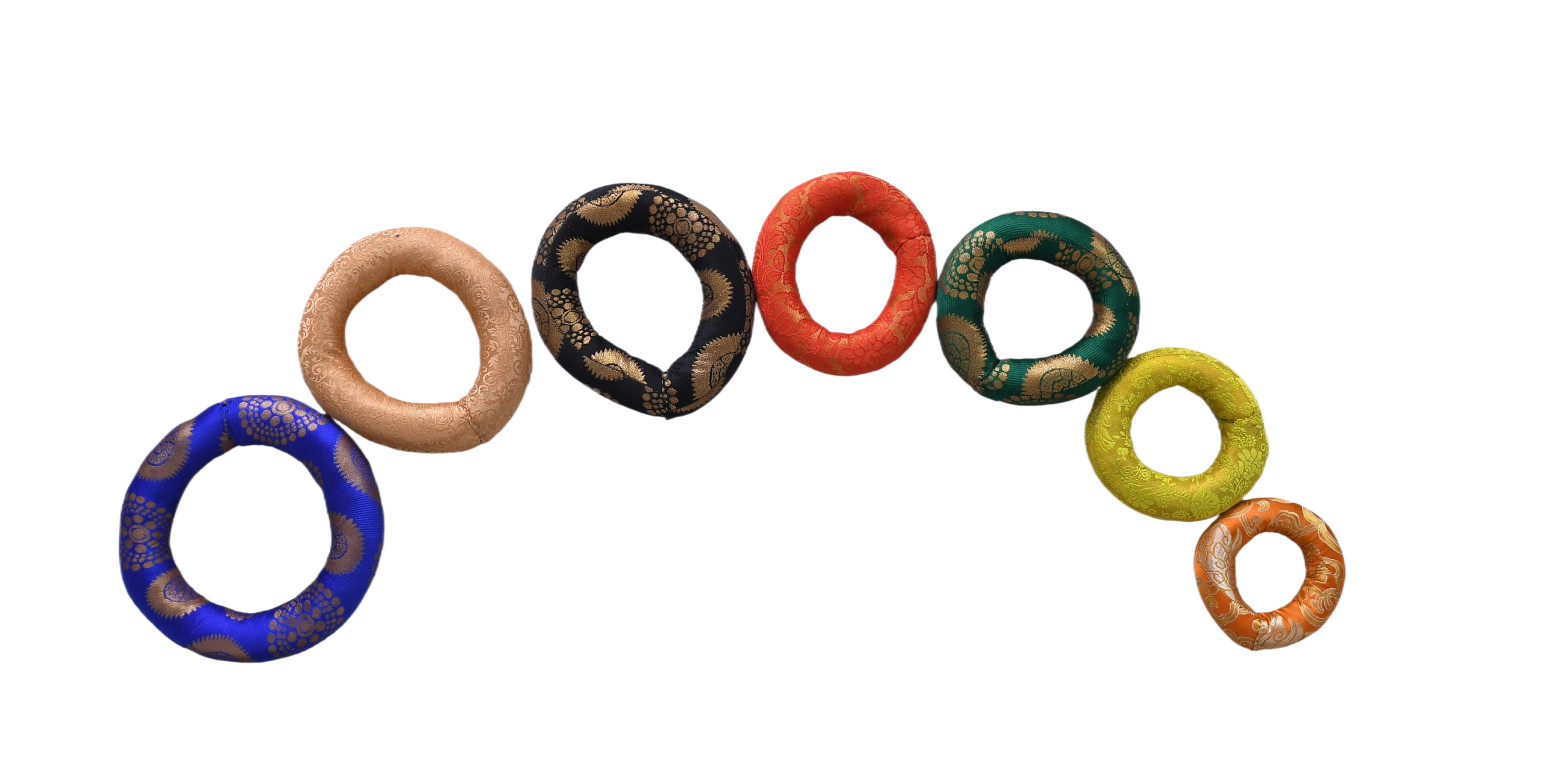 singing bowl cushion, donut shape singing bowl cushion, donut shape