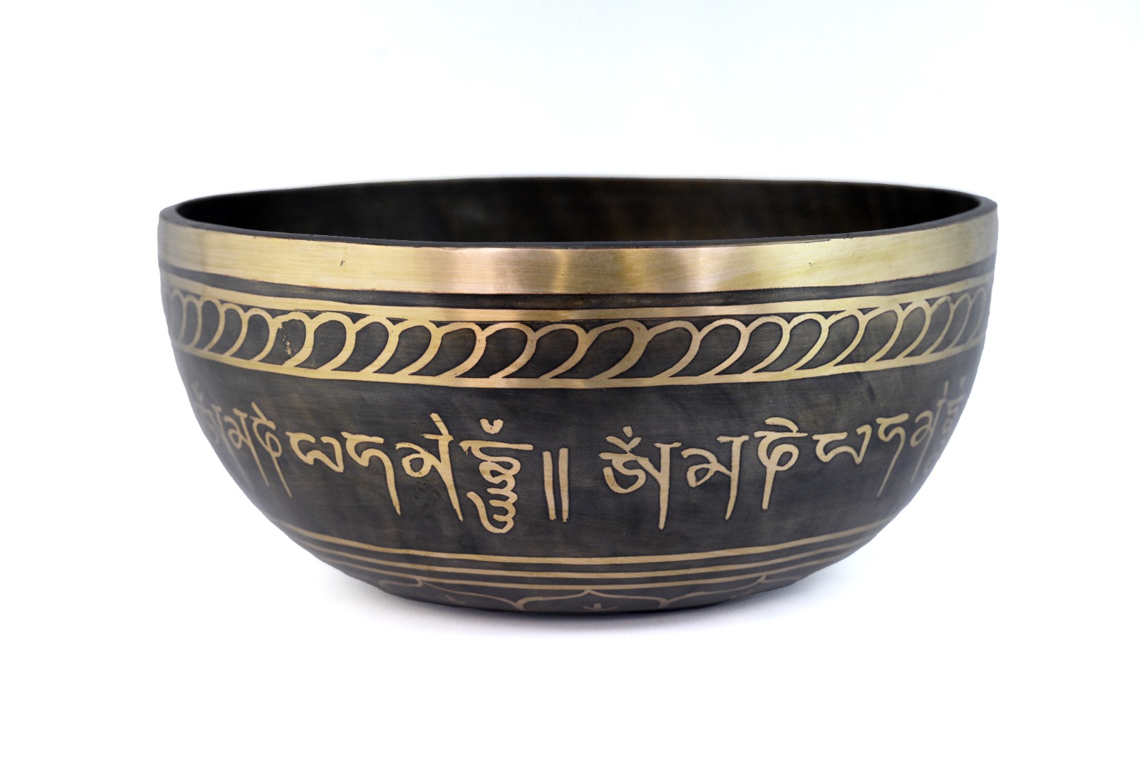 meditating buddha with sacred om, chakra, and mandala symbols 7 chakra singing bowls set meditating buddha with sacred om, chakra, and mandala symbols 7 chakra singing bowls set
